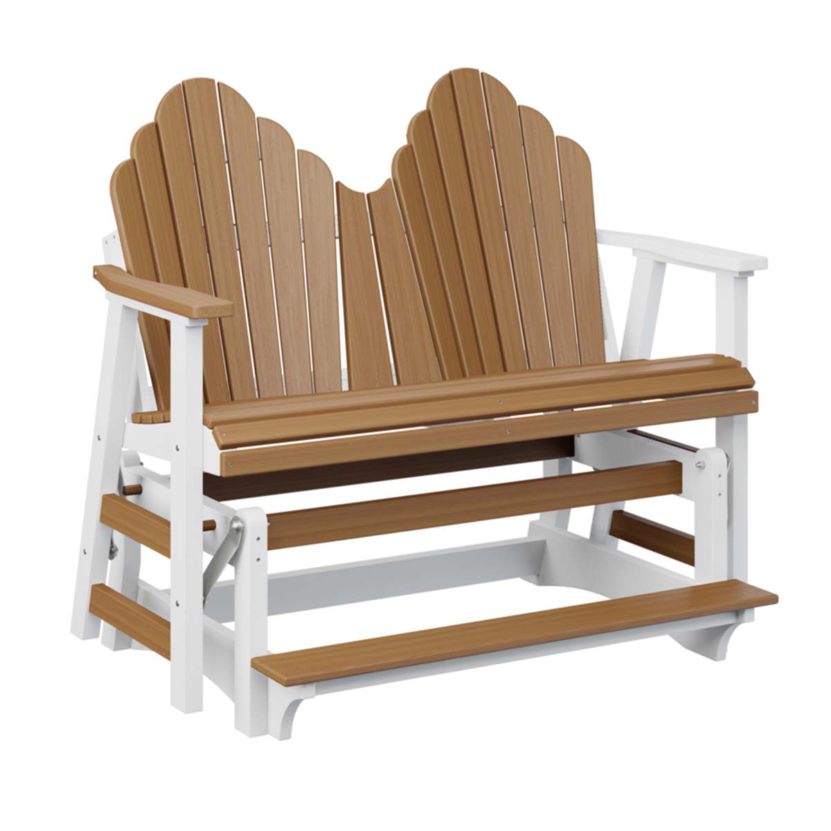 Berlin Gardens Cozi-Back Double Counter Glider with Allochrome Brackets