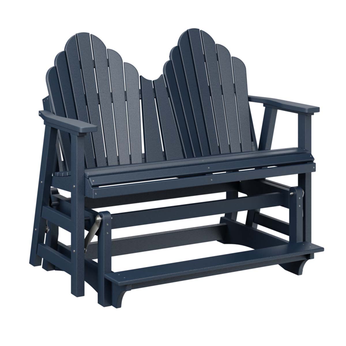 Berlin Gardens Cozi-Back Double Counter Glider with Allochrome Brackets