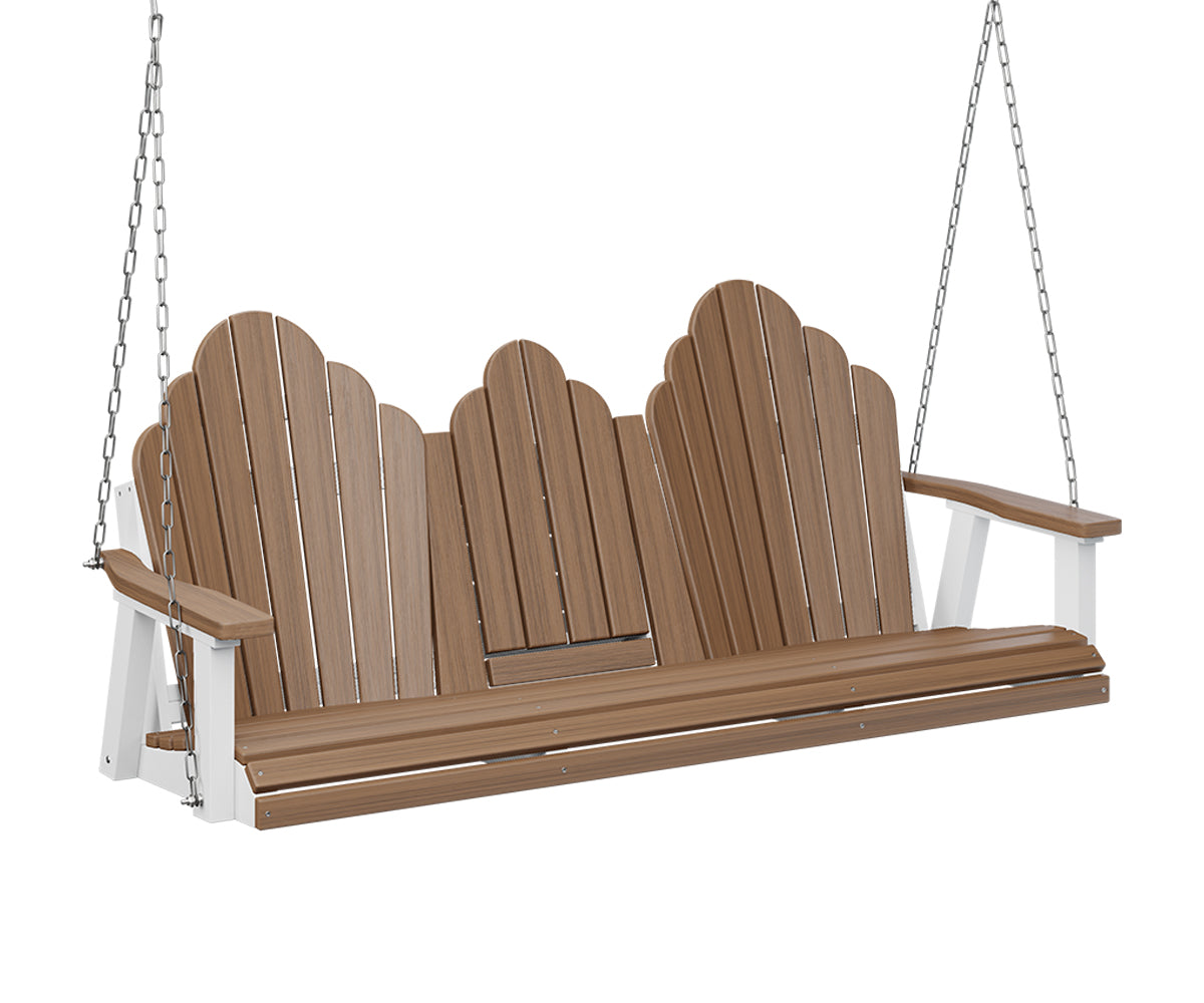 Berlin Gardens Cozi-Back Three Seat Swing w/Console (Zinc Chains)