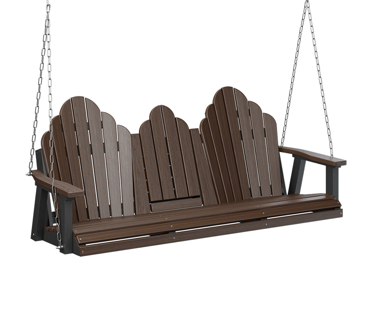 Berlin Gardens Cozi-Back Three Seat Swing w/Console (Zinc Chains)