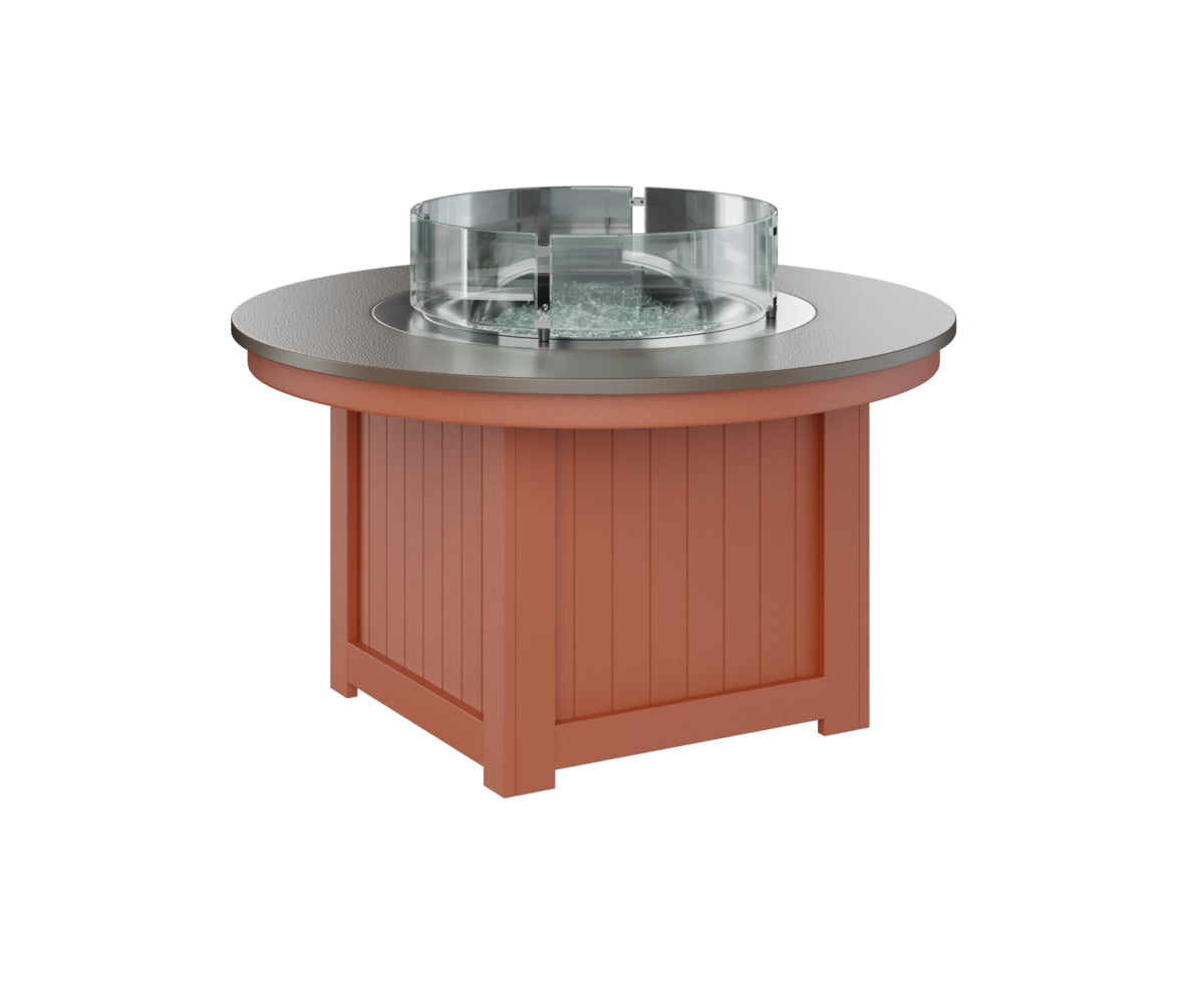 Berlin Gardens Donoma 44" Round Fire Pit with Hammered Top