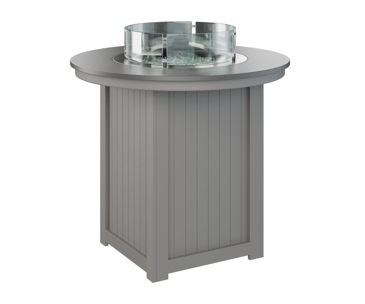 Berlin Gardens Donoma 44" Round Fire Table Bar with Hammered Top