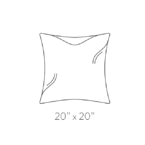 Berlin Gardens 20" x 20" Throw Pillow Tasseled Fiber