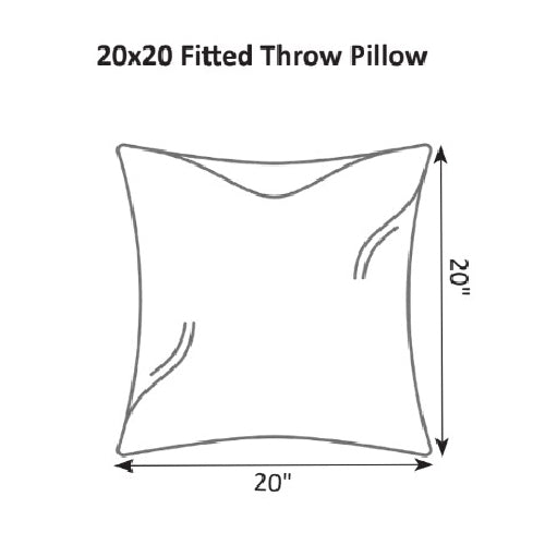 Berlin Gardens 20" x 20" Throw Pillow Fitted Feather