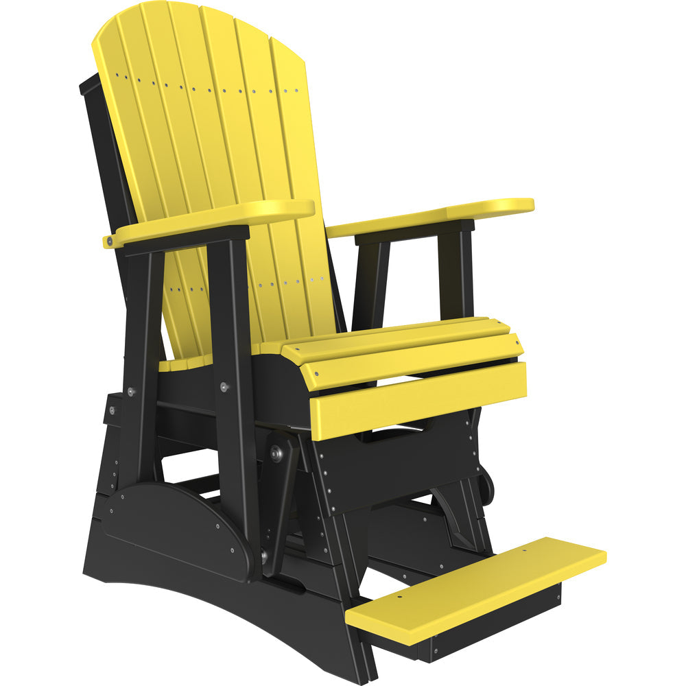 LuxCraft 2' Adirondack Balcony Glider Chair