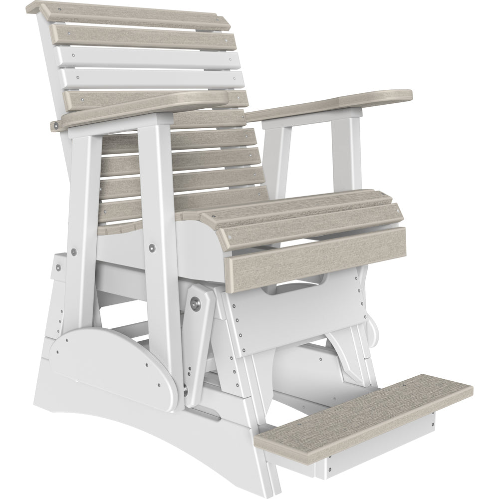 LuxCraft 2' Plain Balcony Glider Chair