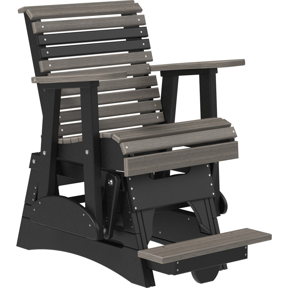 LuxCraft 2' Plain Balcony Glider Chair