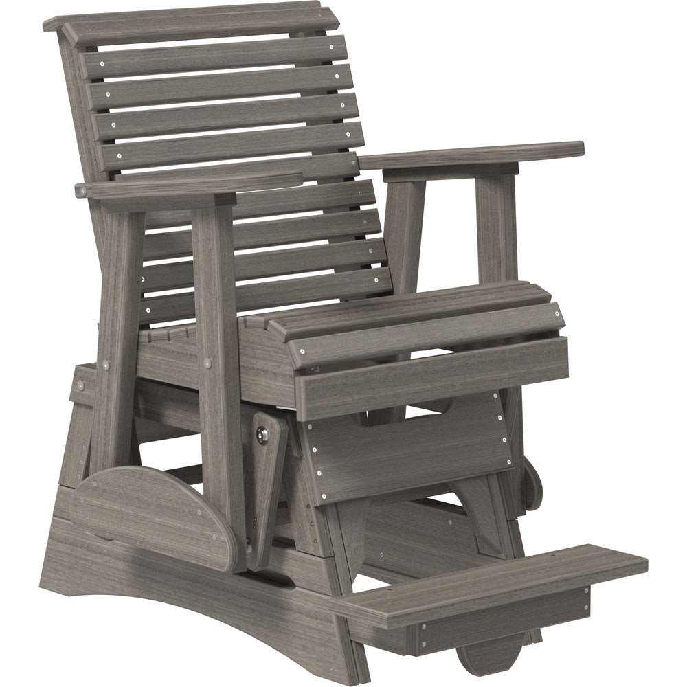 LuxCraft 2' Plain Balcony Glider Chair