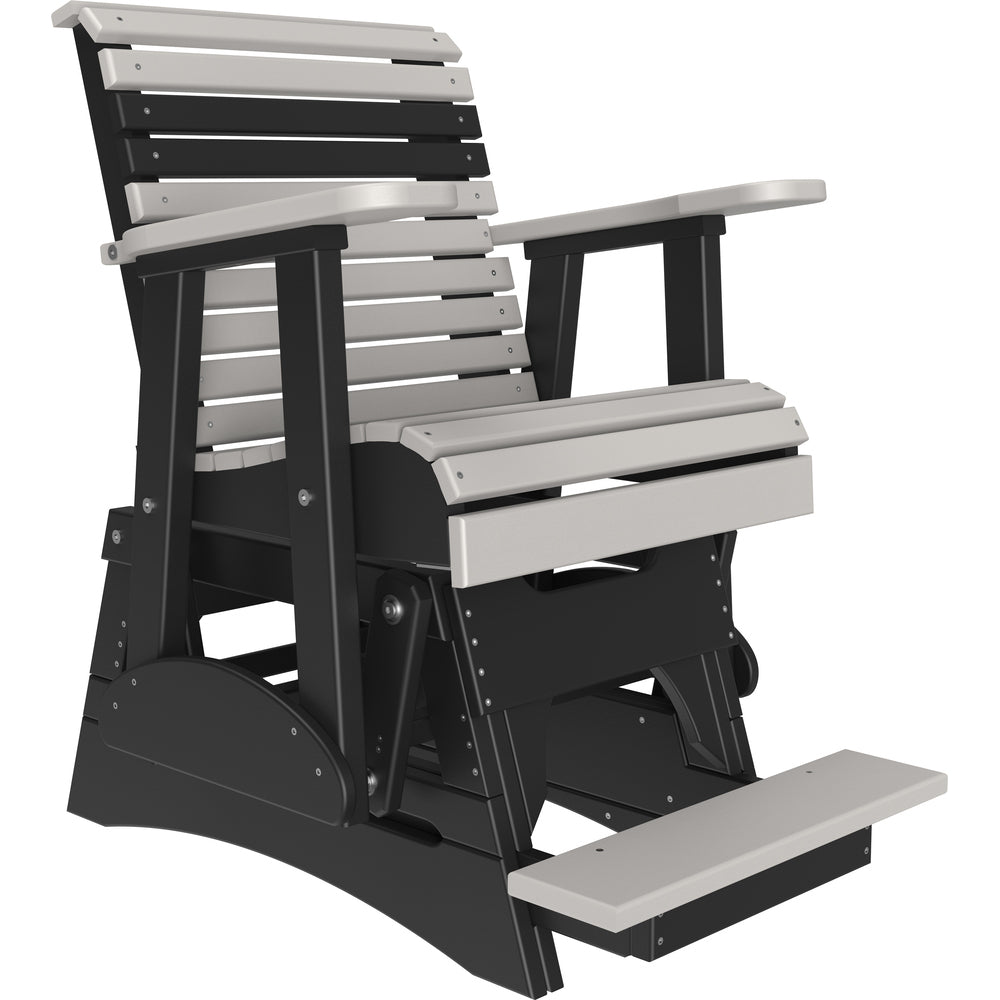 LuxCraft 2' Plain Balcony Glider Chair