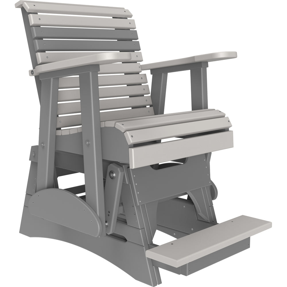 LuxCraft 2' Plain Balcony Glider Chair