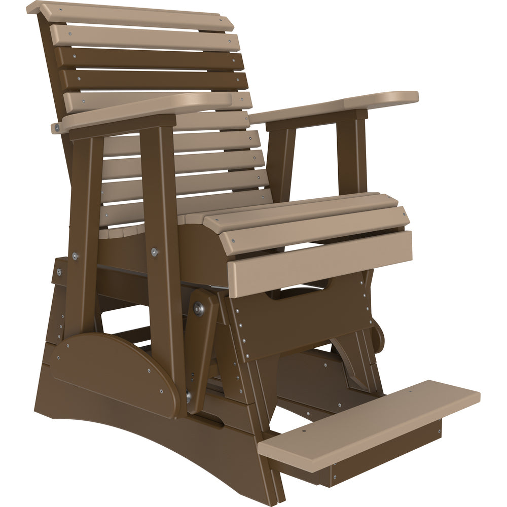 LuxCraft 2' Plain Balcony Glider Chair