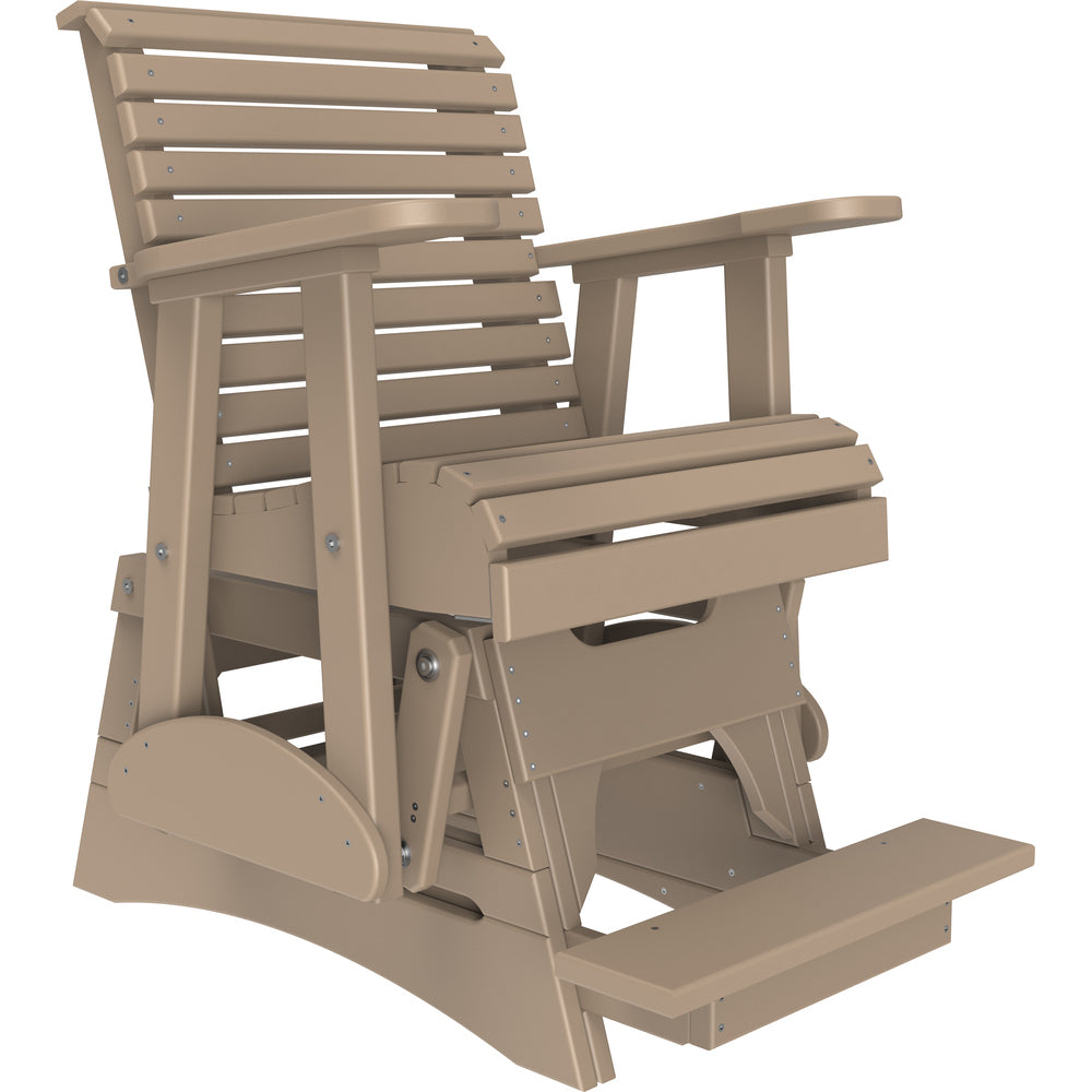 LuxCraft 2' Plain Balcony Glider Chair