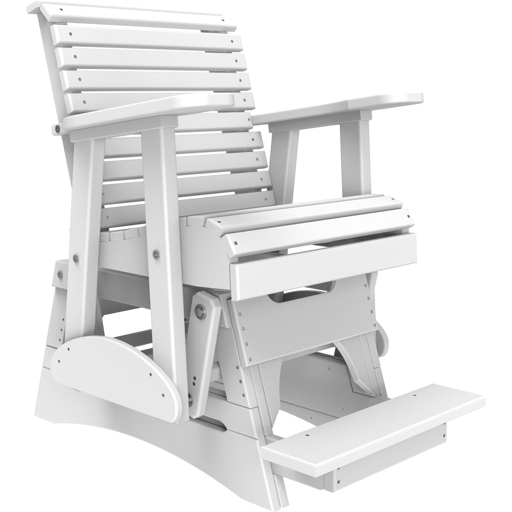 LuxCraft 2' Plain Balcony Glider Chair