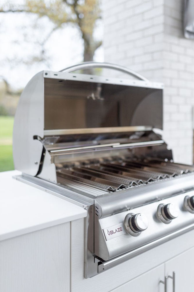 Berlin Gardens Agora 104" Outdoor Kitchen for Blaze Grill