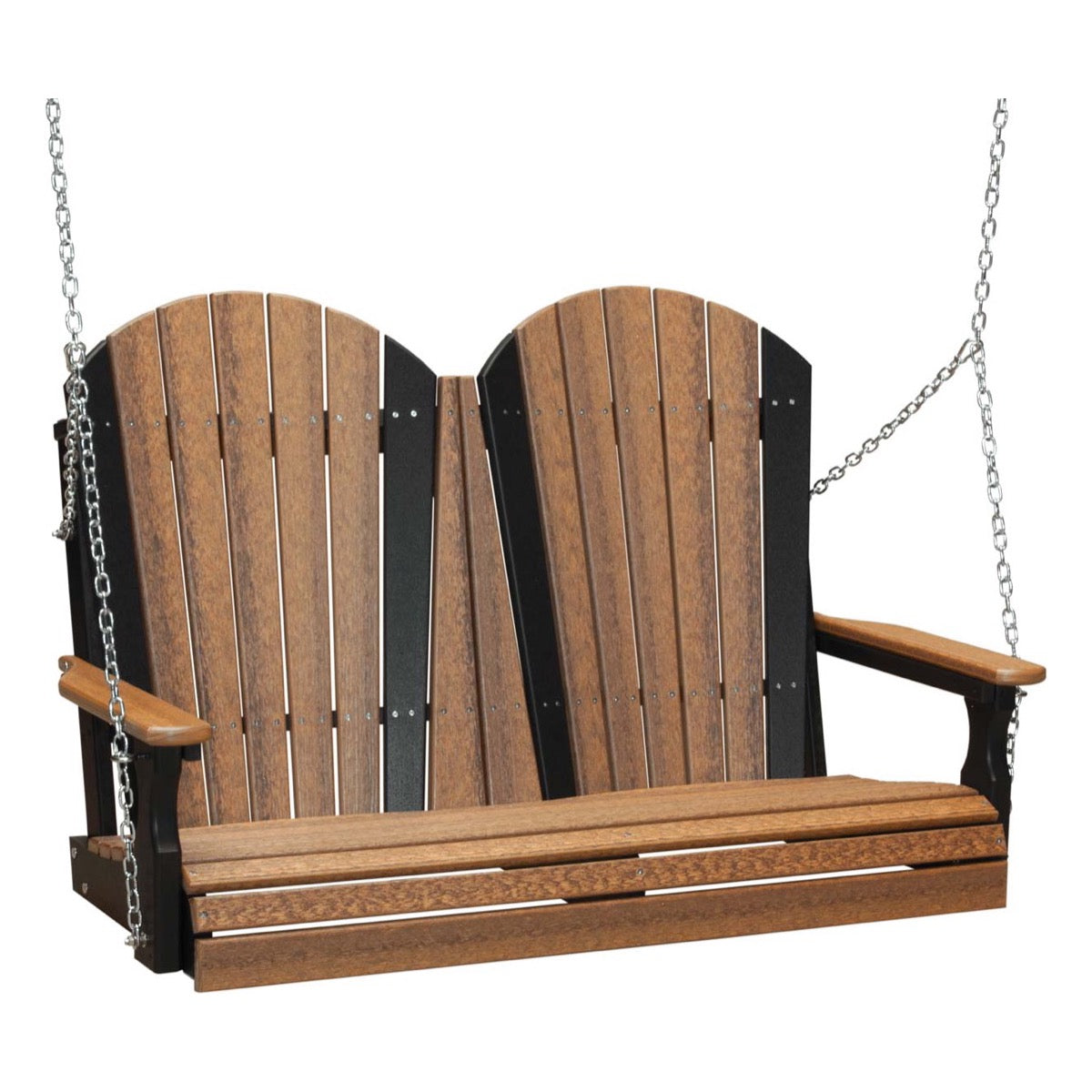 LuxCraft 4' Adirondack Swing Chair