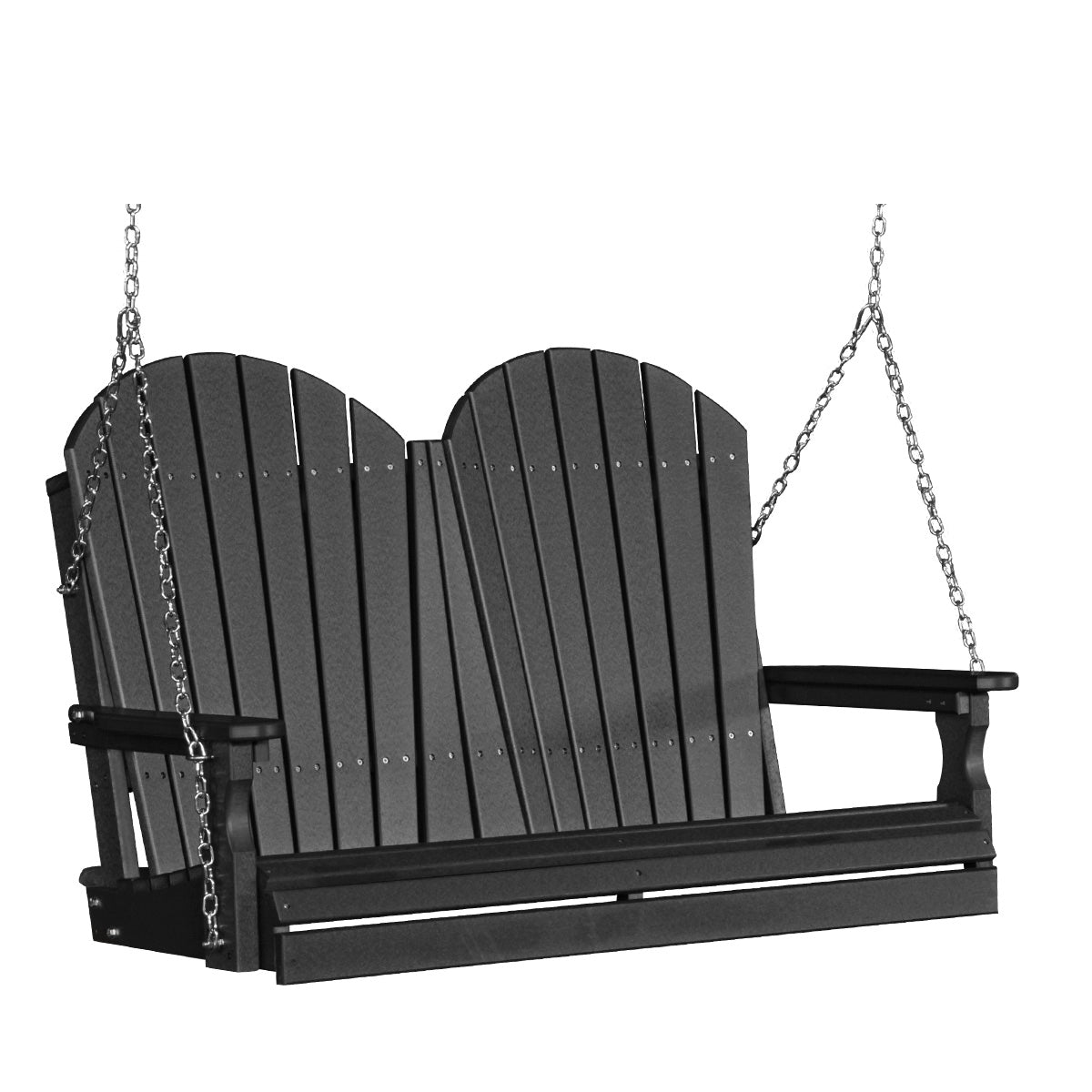 LuxCraft 4' Adirondack Swing Chair