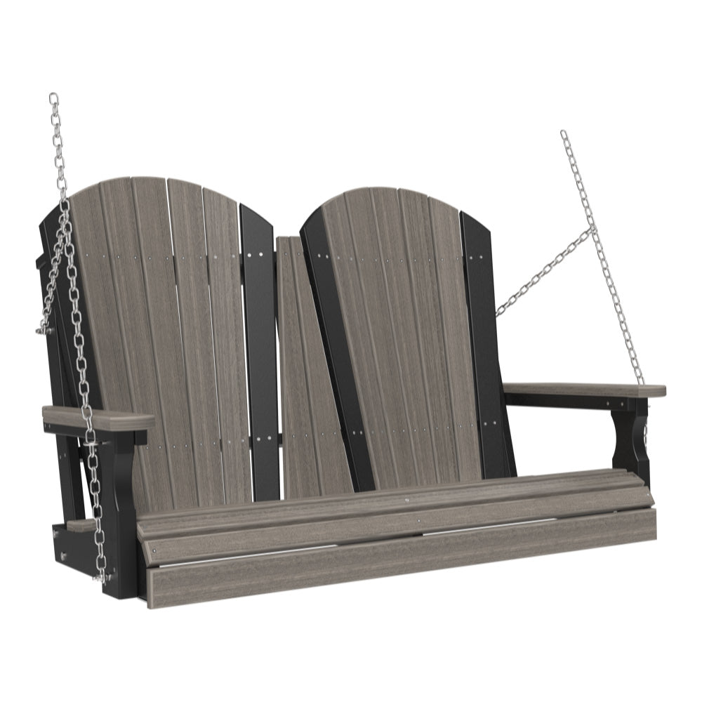 LuxCraft 4' Adirondack Swing Chair