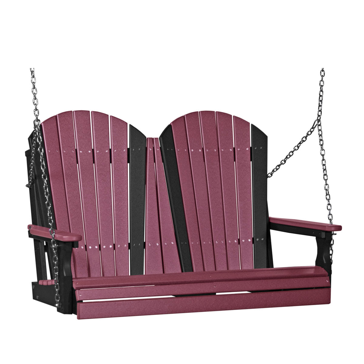 LuxCraft 4' Adirondack Swing Chair