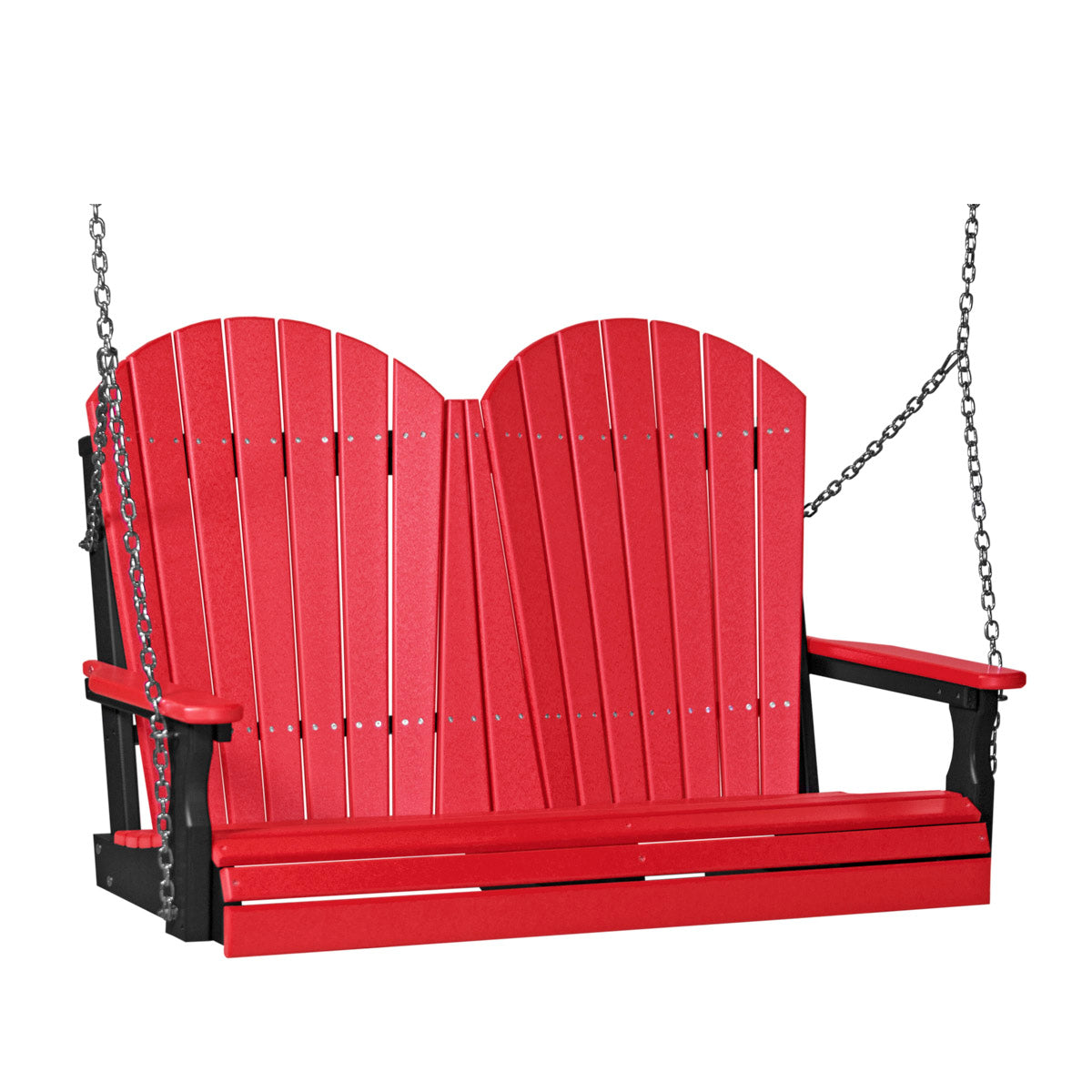LuxCraft 4' Adirondack Swing Chair