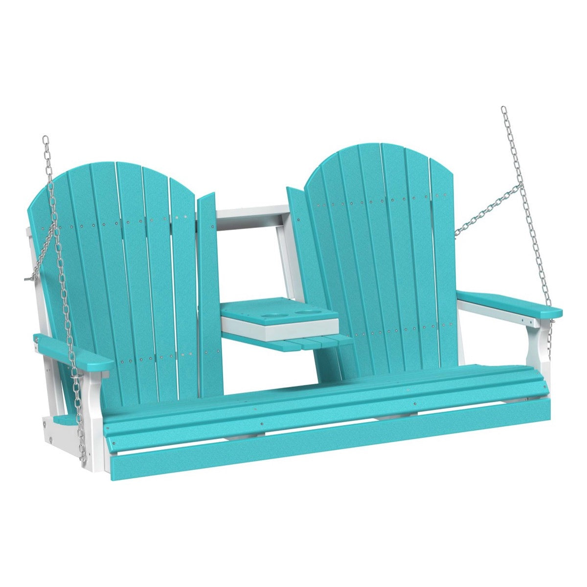 LuxCraft 5' Adirondack Swing Chair