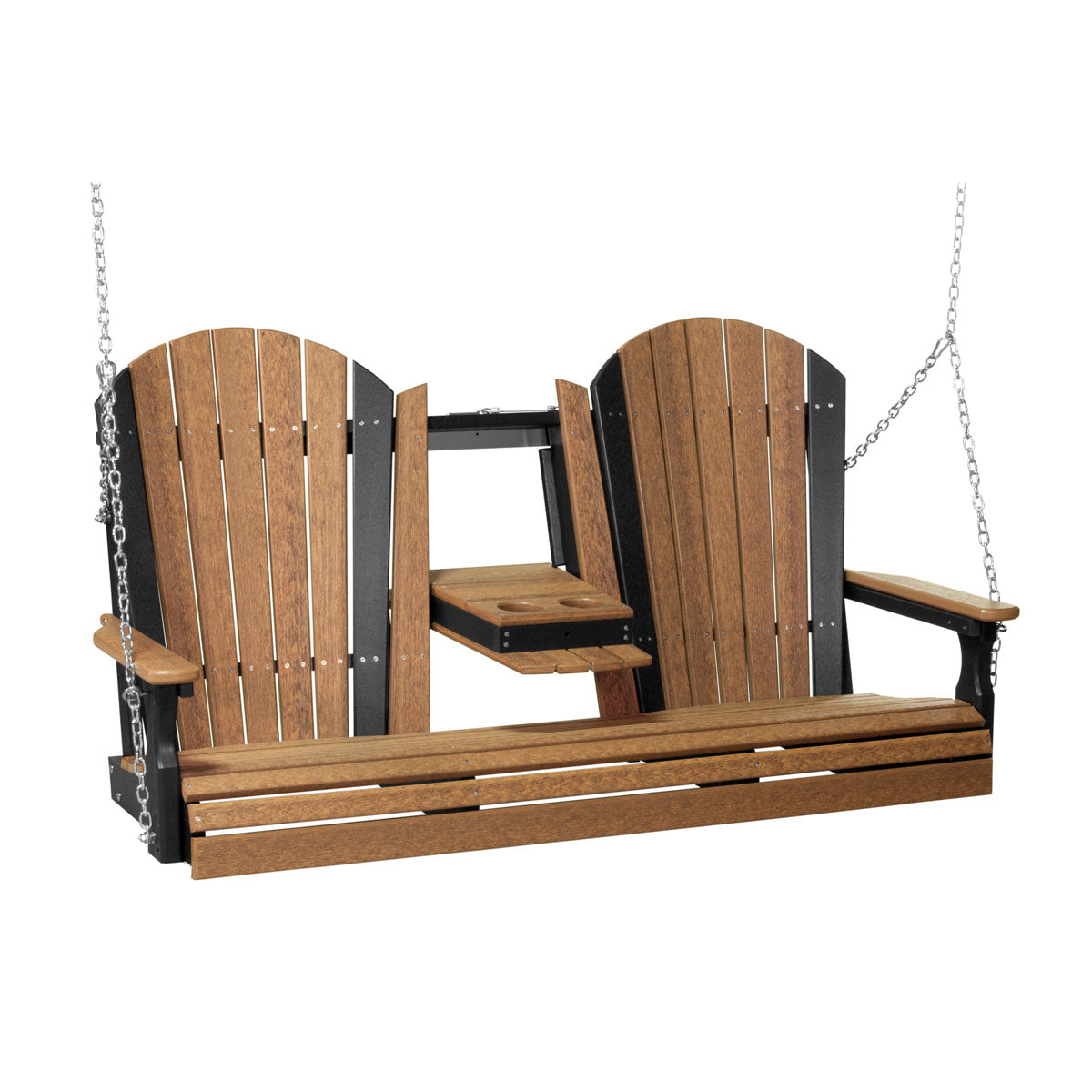 LuxCraft 5' Adirondack Swing Chair