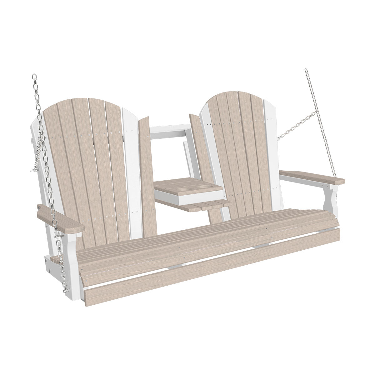 LuxCraft 5' Adirondack Swing Chair