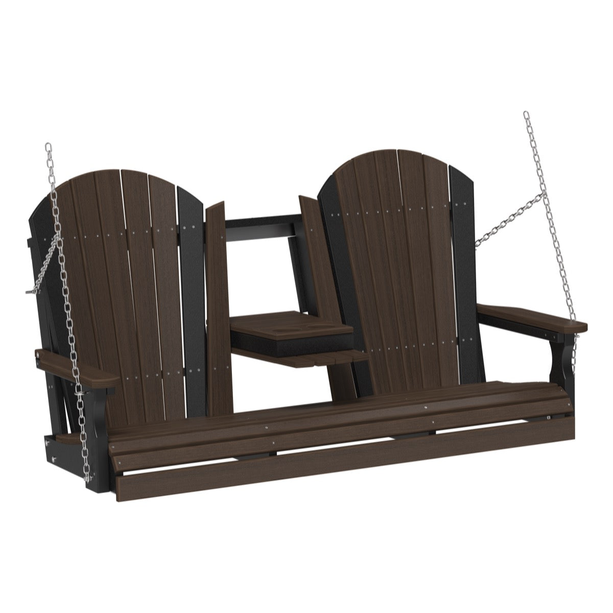 LuxCraft 5' Adirondack Swing Chair