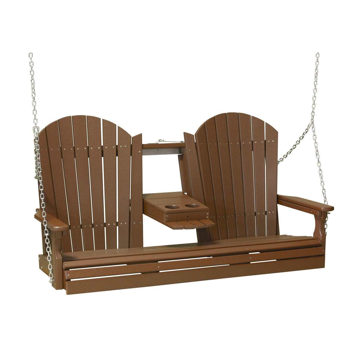 LuxCraft 5' Adirondack Swing Chair