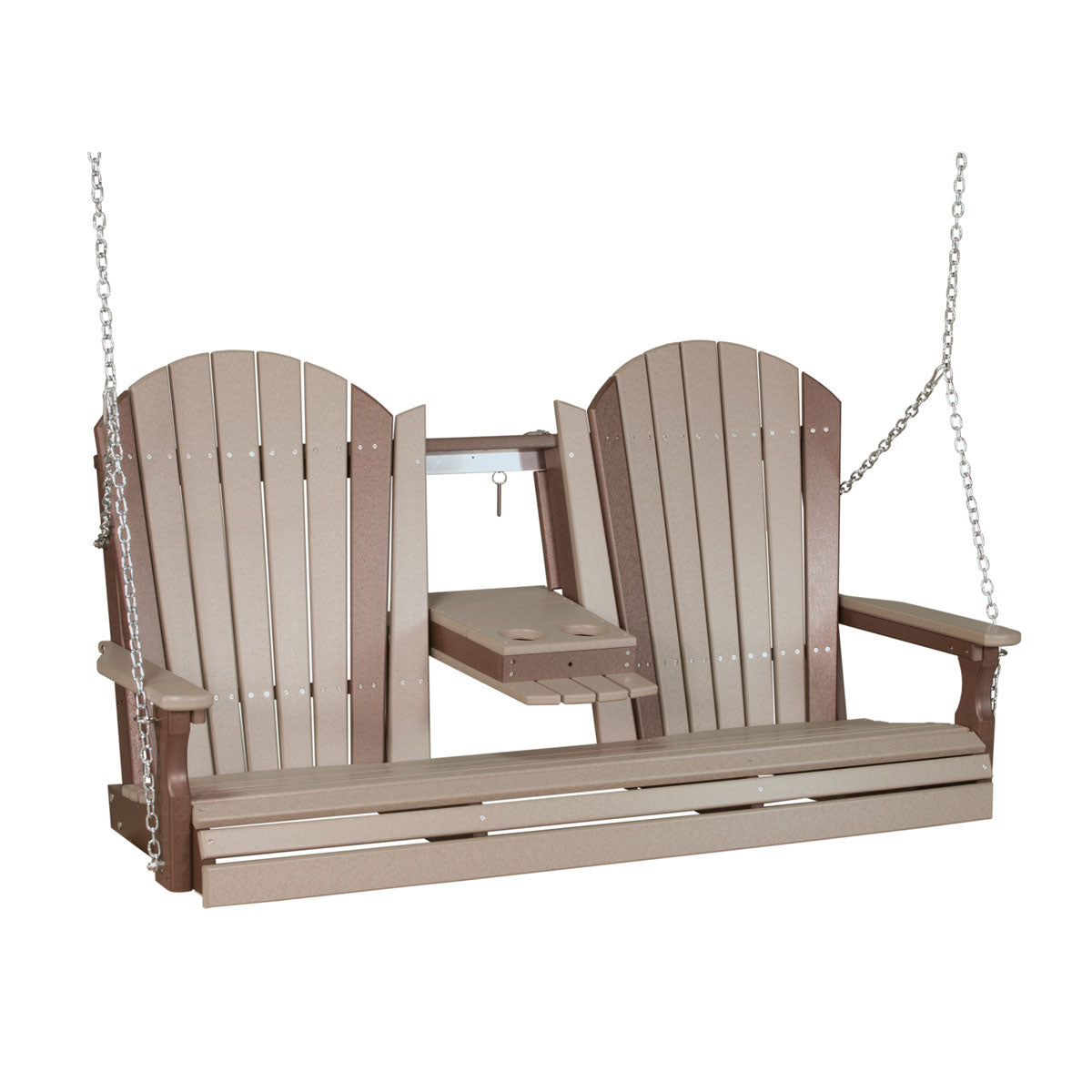 LuxCraft 5' Adirondack Swing Chair