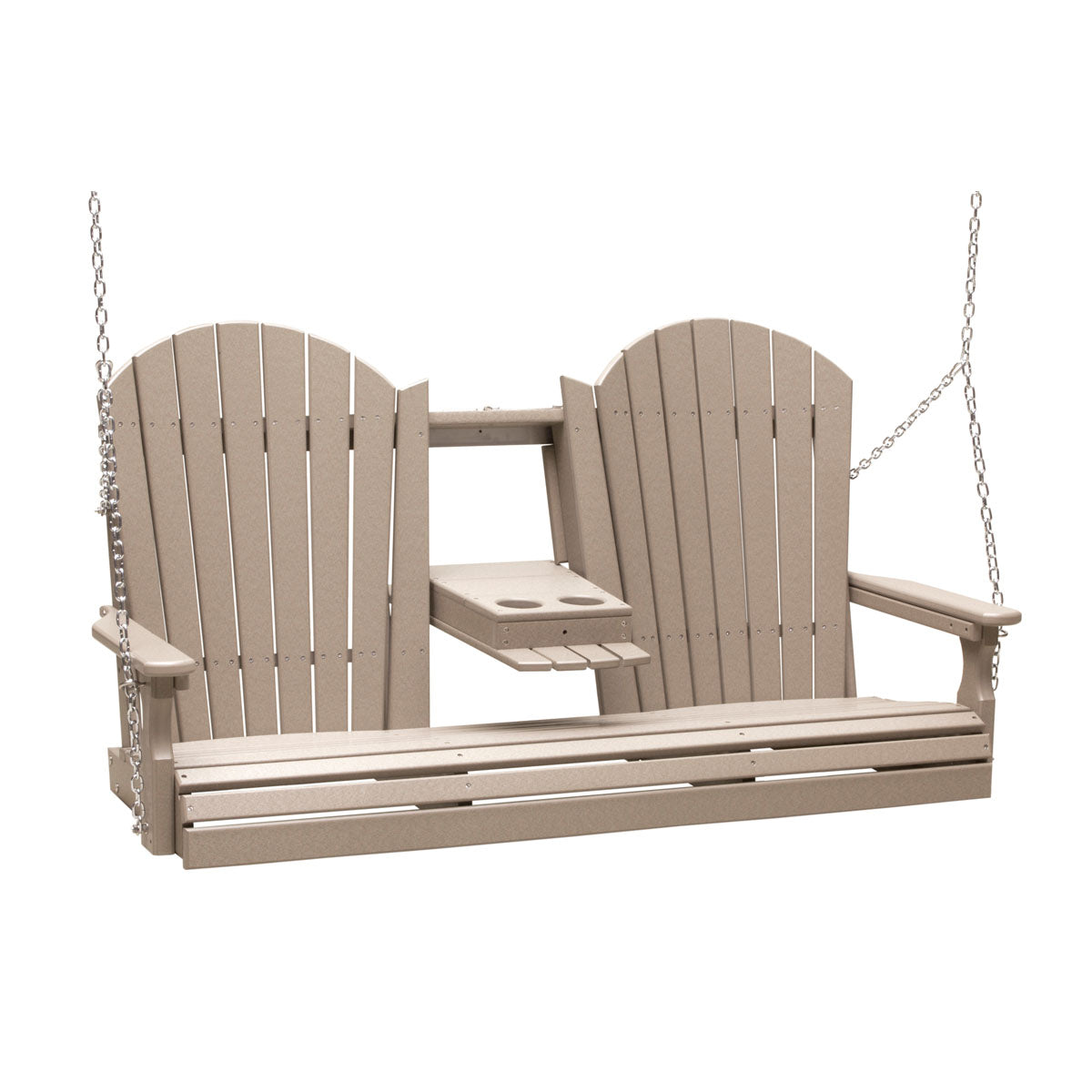 LuxCraft 5' Adirondack Swing Chair