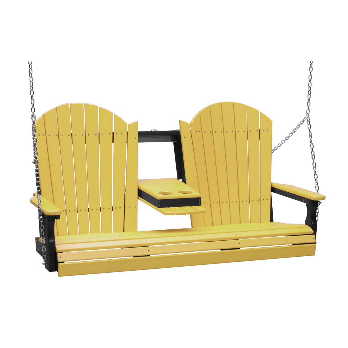 LuxCraft 5' Adirondack Swing Chair