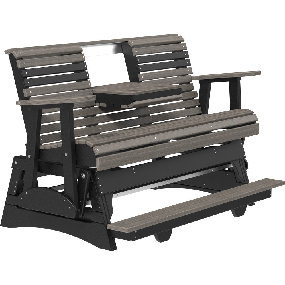 LuxCraft 5' Plain Balcony Glider