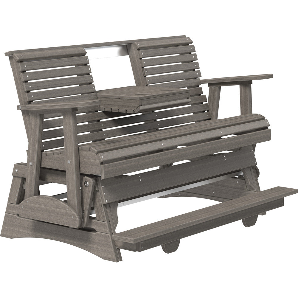 LuxCraft 5' Plain Balcony Glider