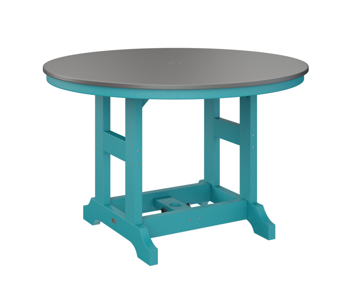 Berlin Gardens Garden Classic 48" Round Dining Table with Hammered Top