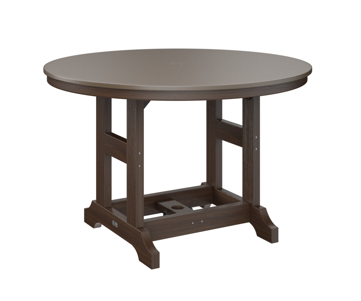 Berlin Gardens Garden Classic 48" Round Dining Table with Hammered Top