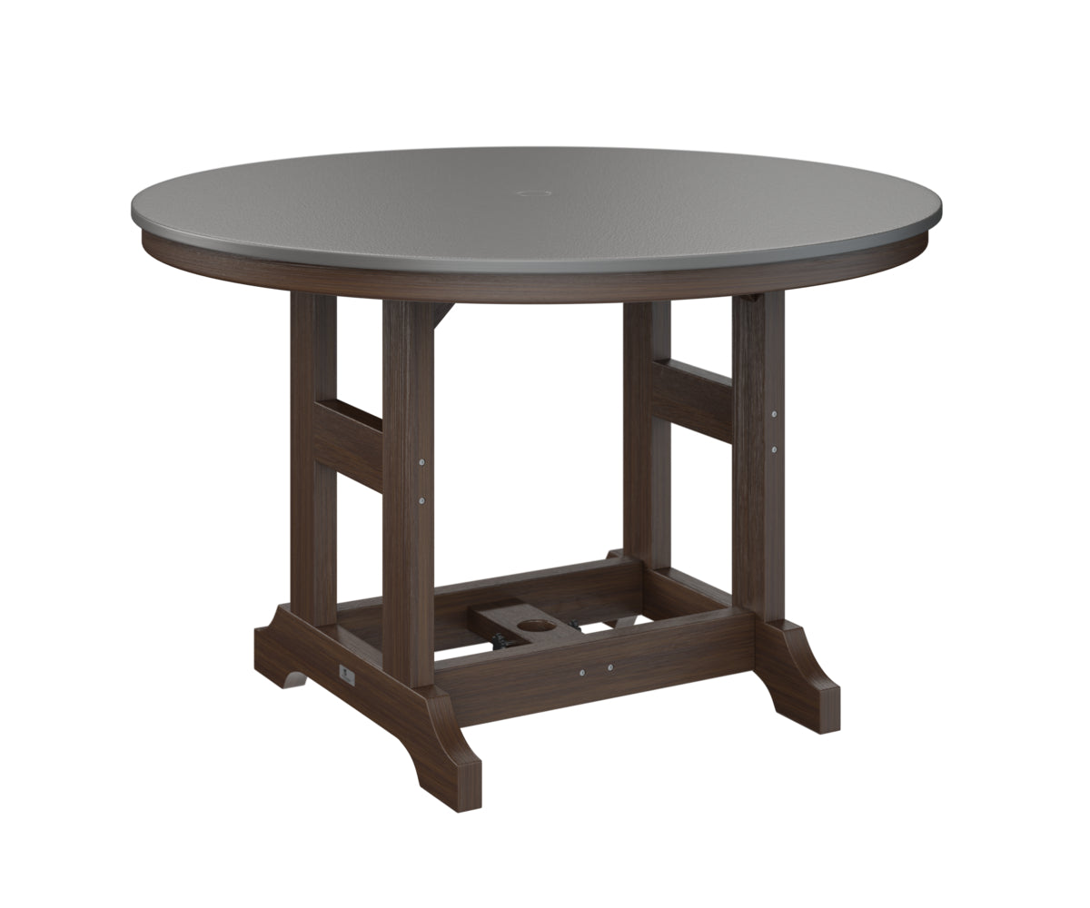 Berlin Gardens Garden Classic 48" Round Dining Table with Hammered Top