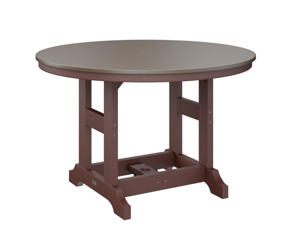 Berlin Gardens Garden Classic 48" Round Dining Table with Hammered Top