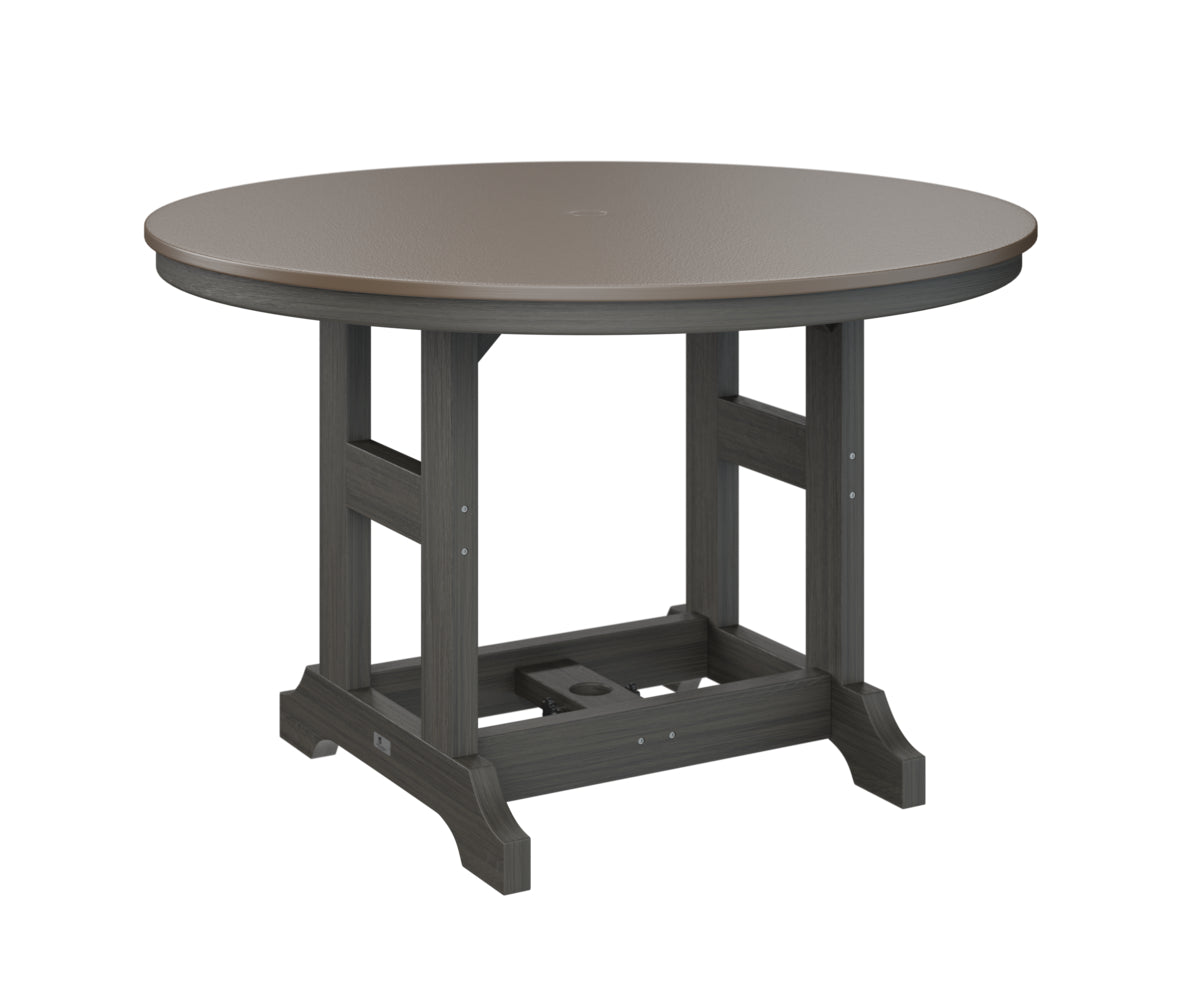 Berlin Gardens Garden Classic 48" Round Dining Table with Hammered Top