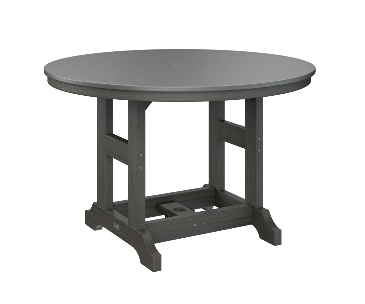 Berlin Gardens Garden Classic 48" Round Dining Table with Hammered Top