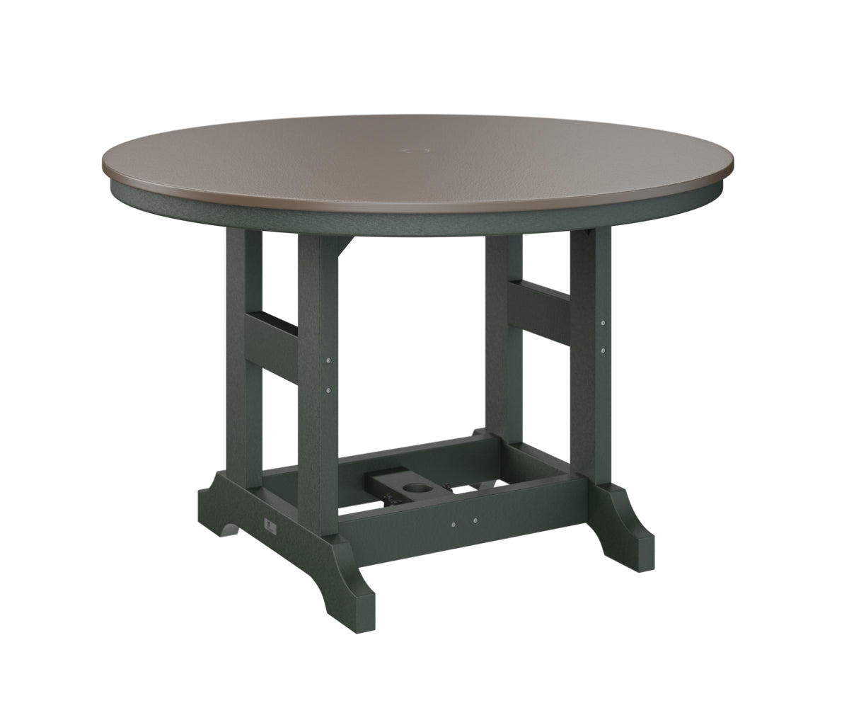 Berlin Gardens Garden Classic 48" Round Dining Table with Hammered Top