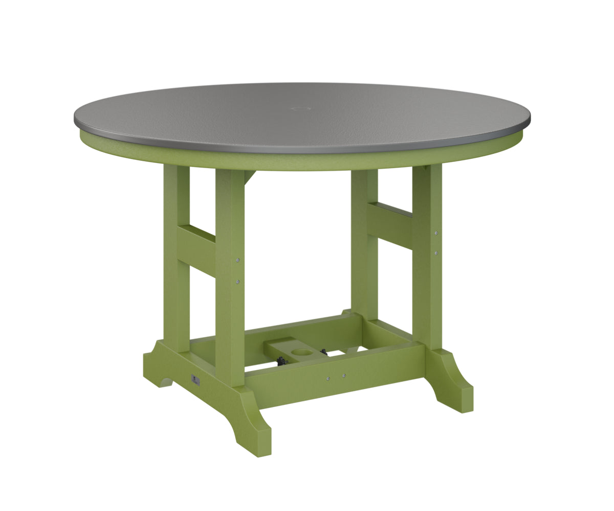 Berlin Gardens Garden Classic 48" Round Dining Table with Hammered Top