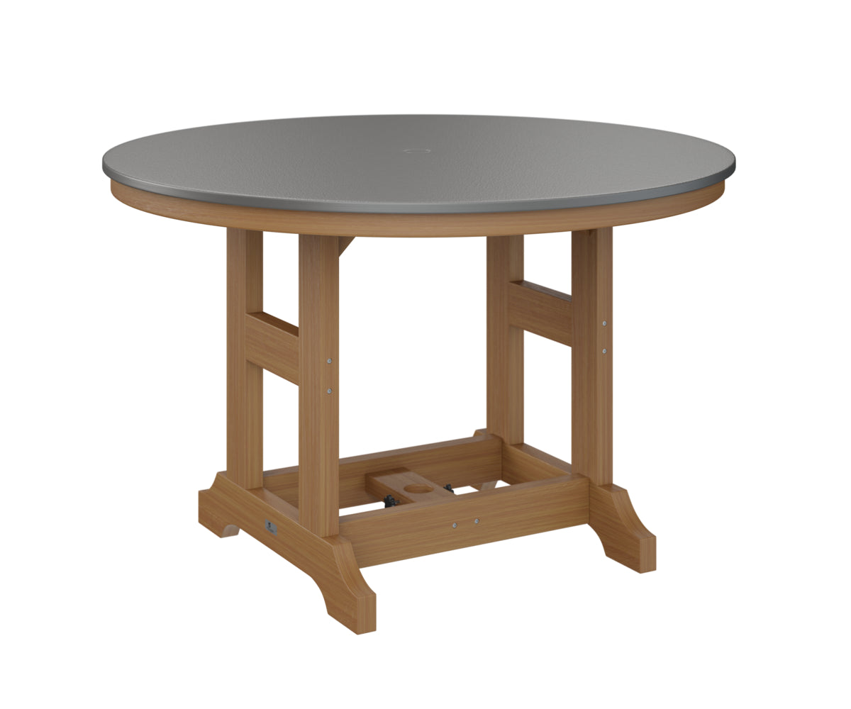 Berlin Gardens Garden Classic 48" Round Dining Table with Hammered Top