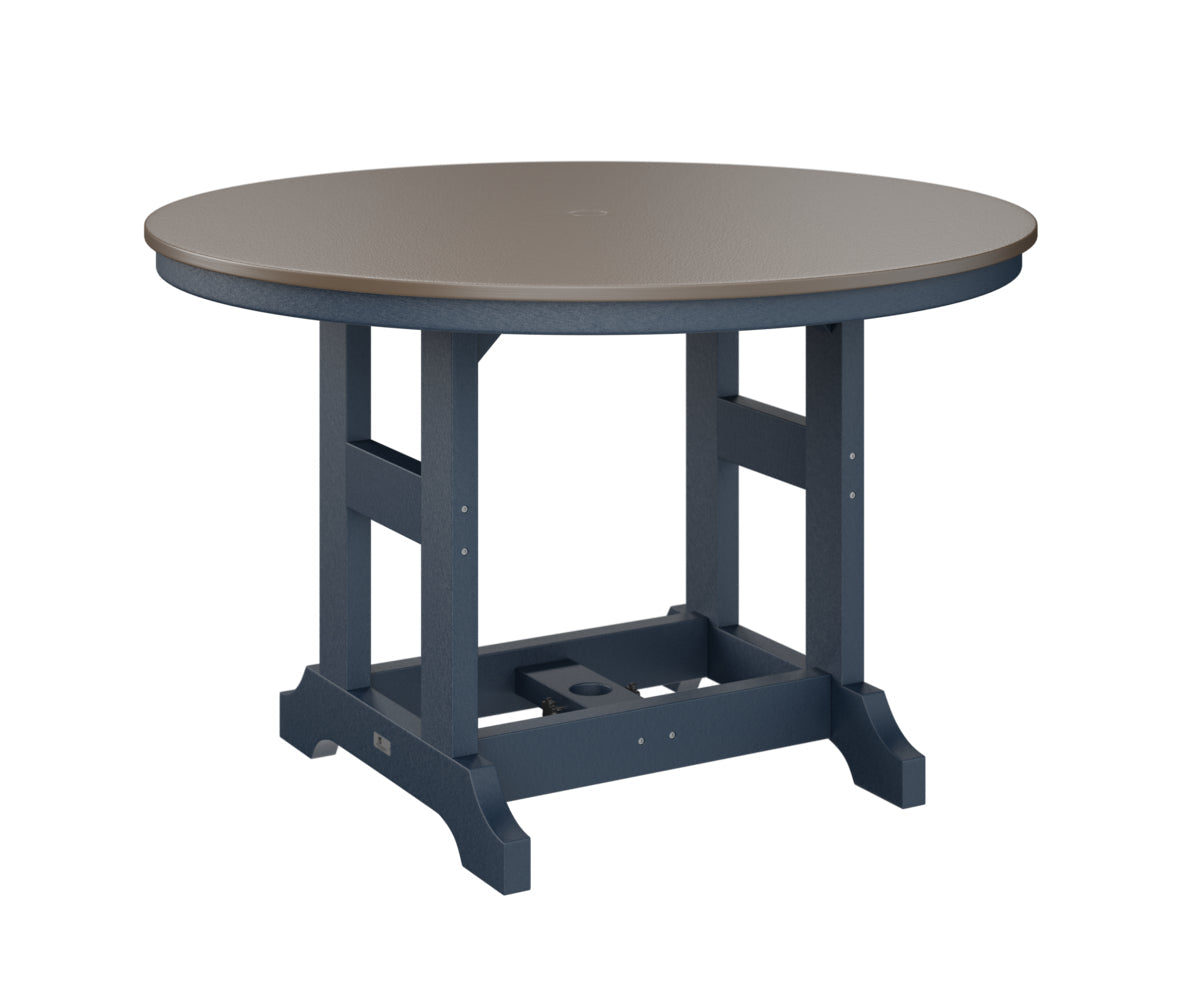 Berlin Gardens Garden Classic 48" Round Dining Table with Hammered Top