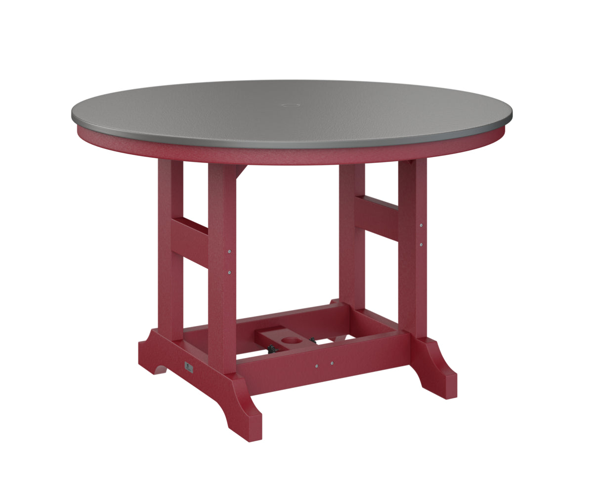 Berlin Gardens Garden Classic 48" Round Dining Table with Hammered Top