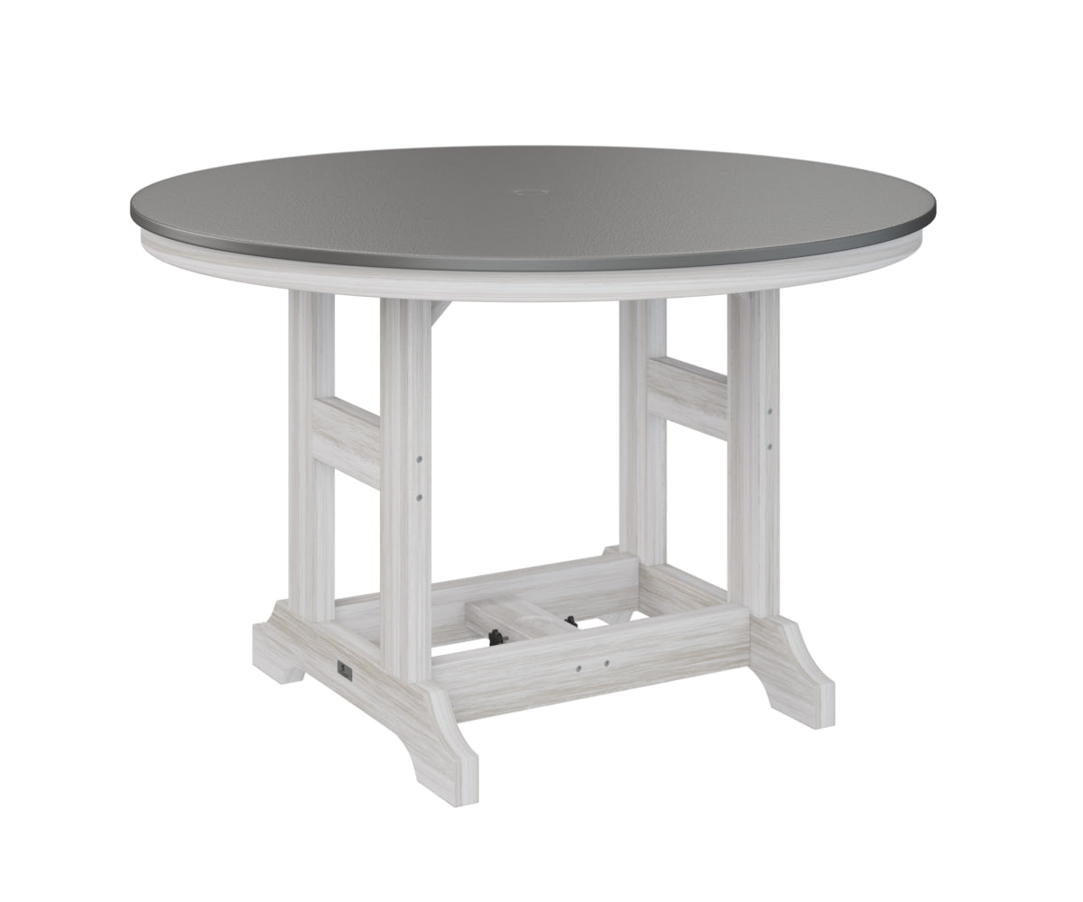 Berlin Gardens Garden Classic 48" Round Dining Table with Hammered Top
