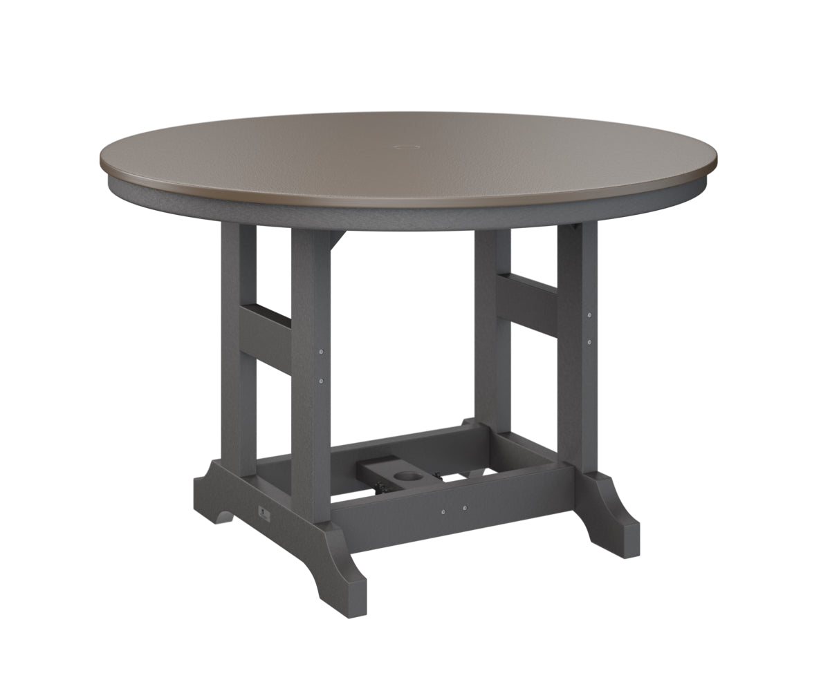 Berlin Gardens Garden Classic 48" Round Dining Table with Hammered Top