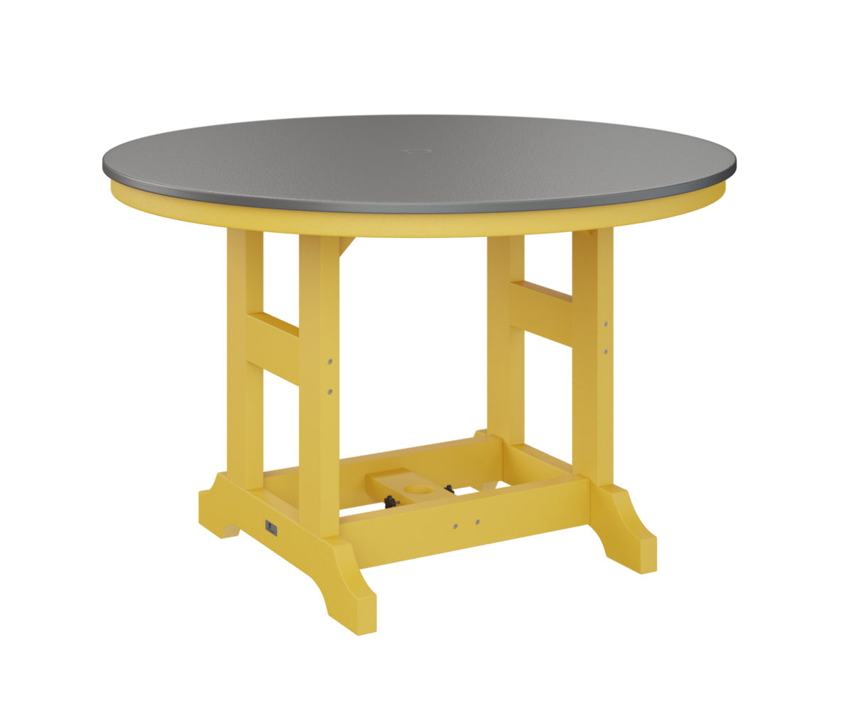 Berlin Gardens Garden Classic 48" Round Dining Table with Hammered Top