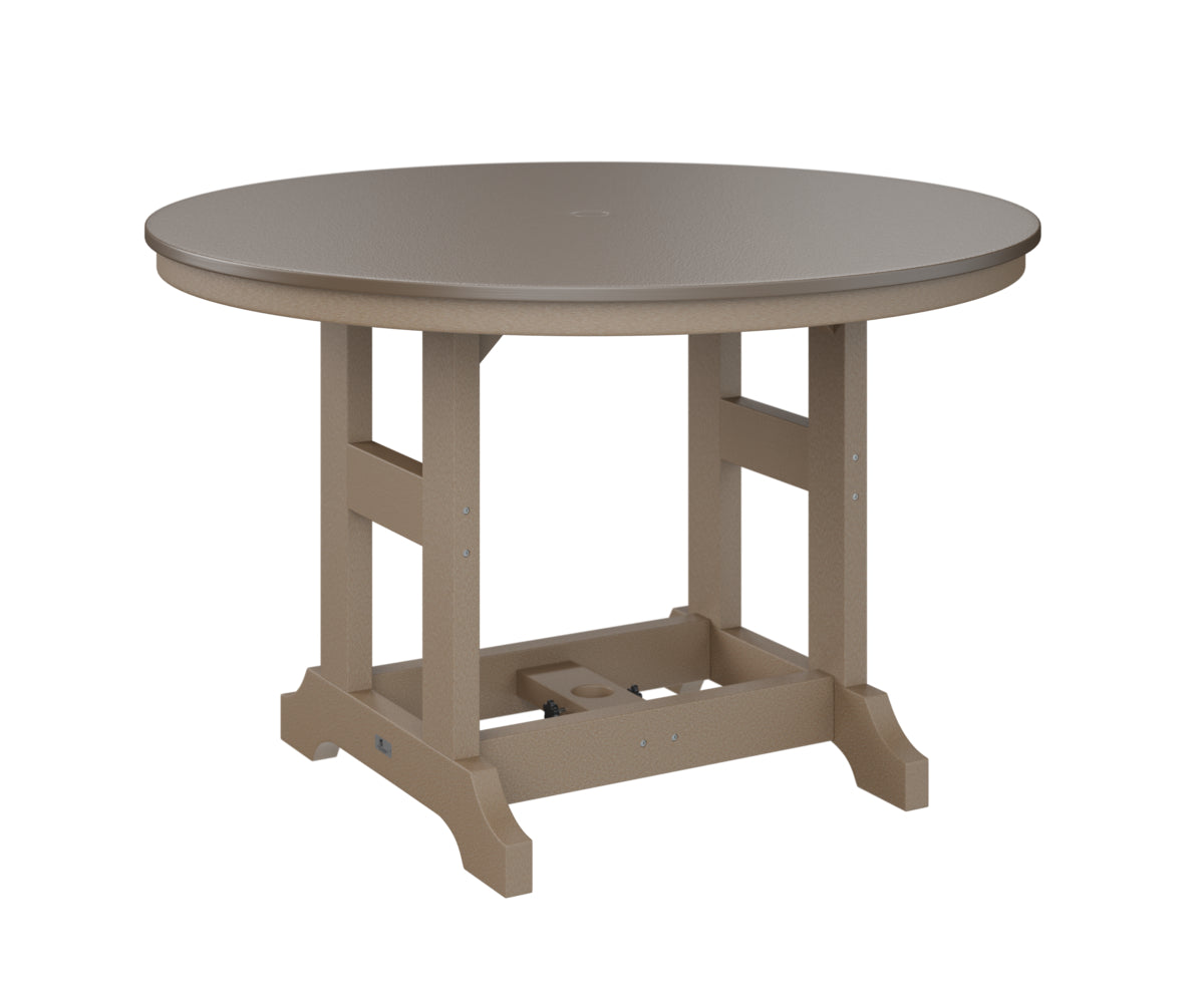 Berlin Gardens Garden Classic 48" Round Dining Table with Hammered Top