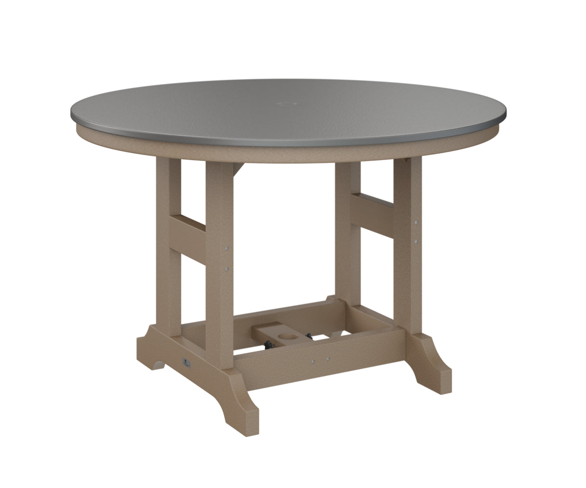 Berlin Gardens Garden Classic 48" Round Dining Table with Hammered Top
