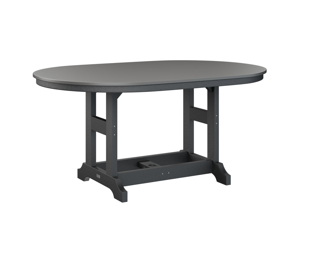 Berlin Gardens Garden Classic 44" x 64" Oblong Dining Table with Hammered Top